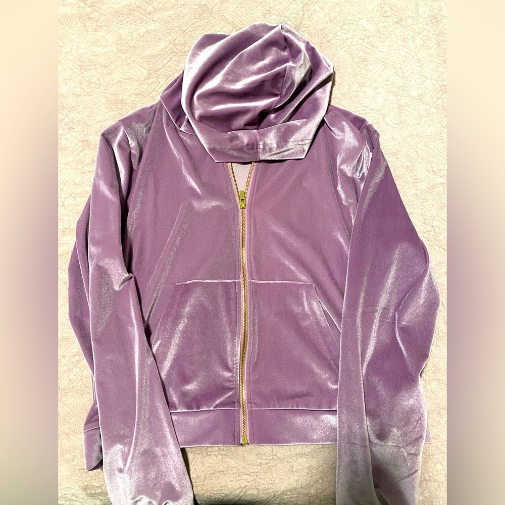 Fabletics velour hoodie